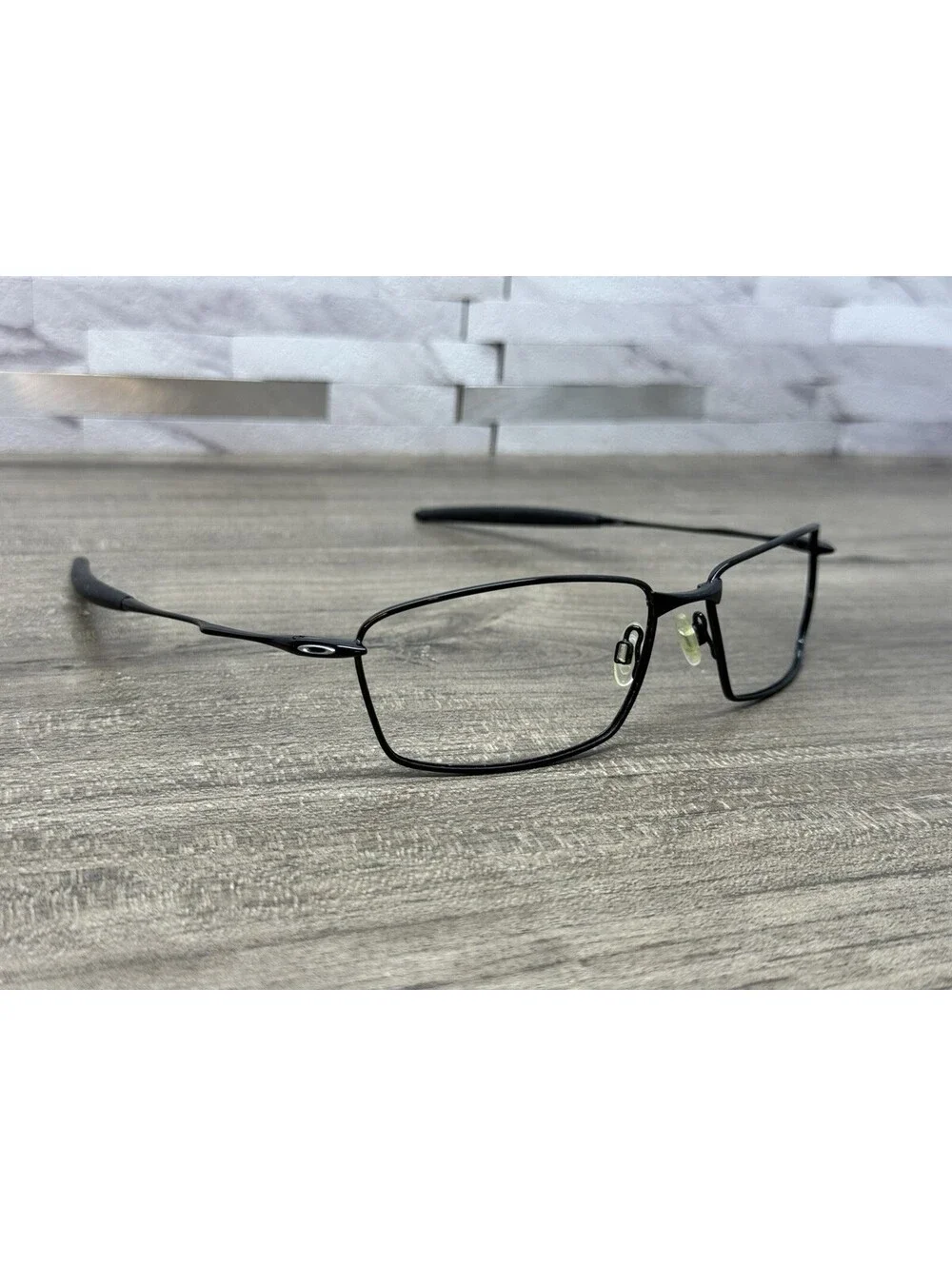 RARE Oakley Square Whisker 12-971 Polished Black 61[]18-131 *FRAMES ONLY*